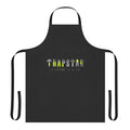 A high-quality apron featuring the Trapstar London brand logo and design, perfect for the kitchen or as a fashion statement.