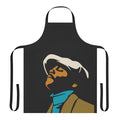 Vibrant portrait of beloved soul music icon Donny Hathaway on a high-quality kitchen apron