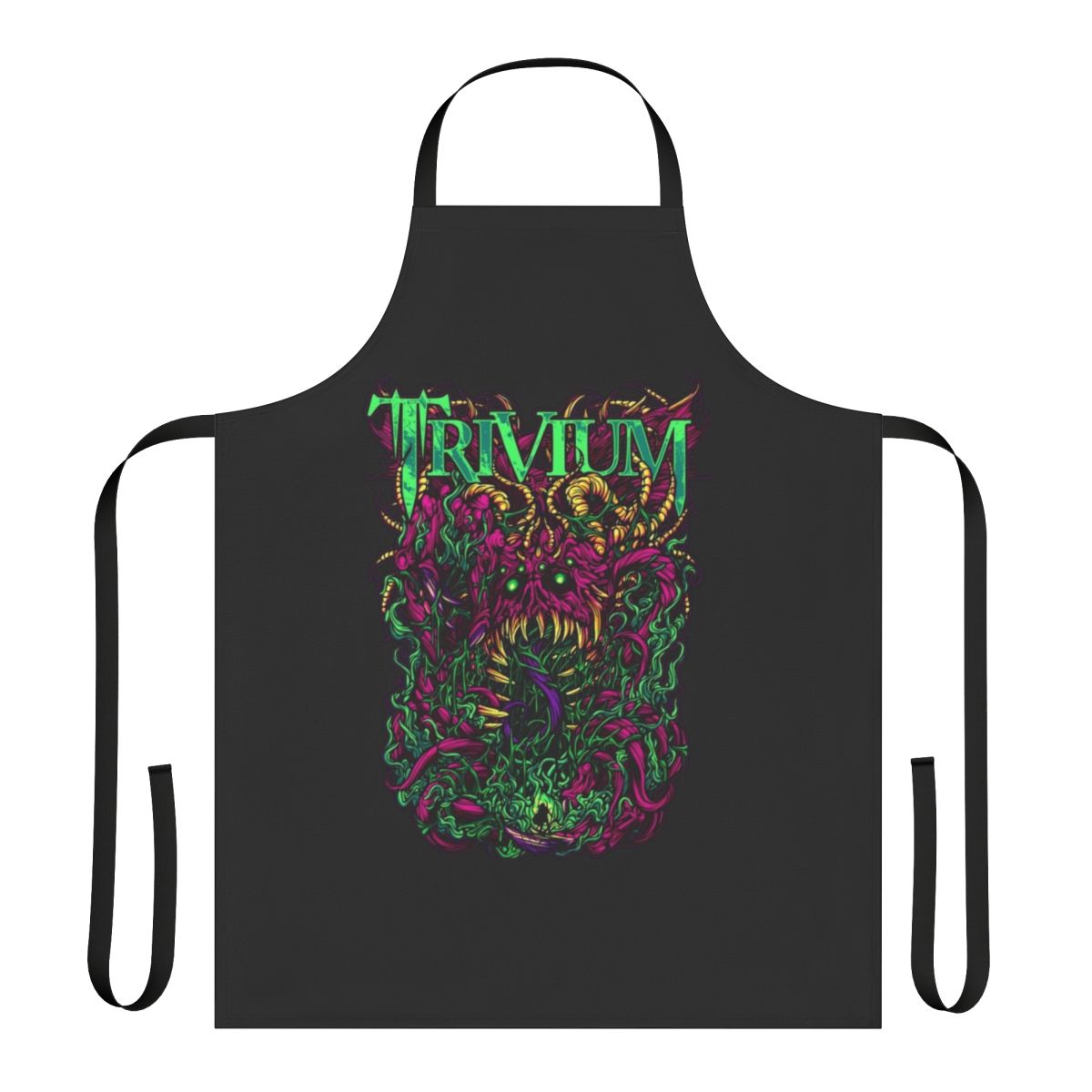Apron featuring the Trivium logo, a popular metal band