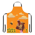 Flower Boy-themed apron featuring bold graphic design and hip hop-inspired style