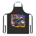 Stylish UB40 inspired apron with musical elements