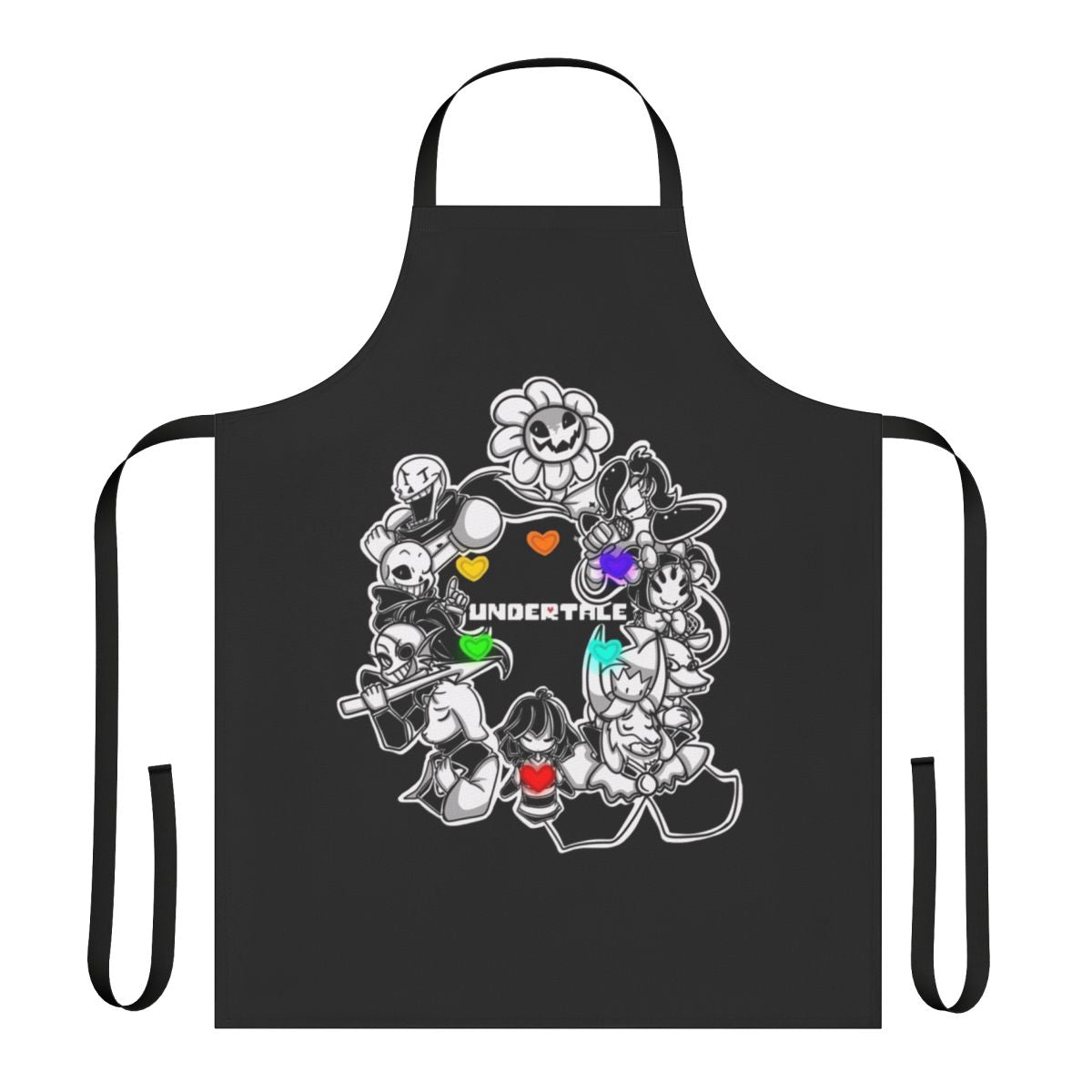Undertale-themed apron with minimalist design for gaming and indie fans