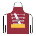 Cadet wearing a high-quality drum corps uniform apron