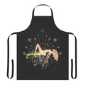 Vibrant apron featuring a pop art design inspired by the energy of Las Vegas and Kylie Minogue's music.