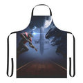 Prey-inspired video game apron with a minimalist design