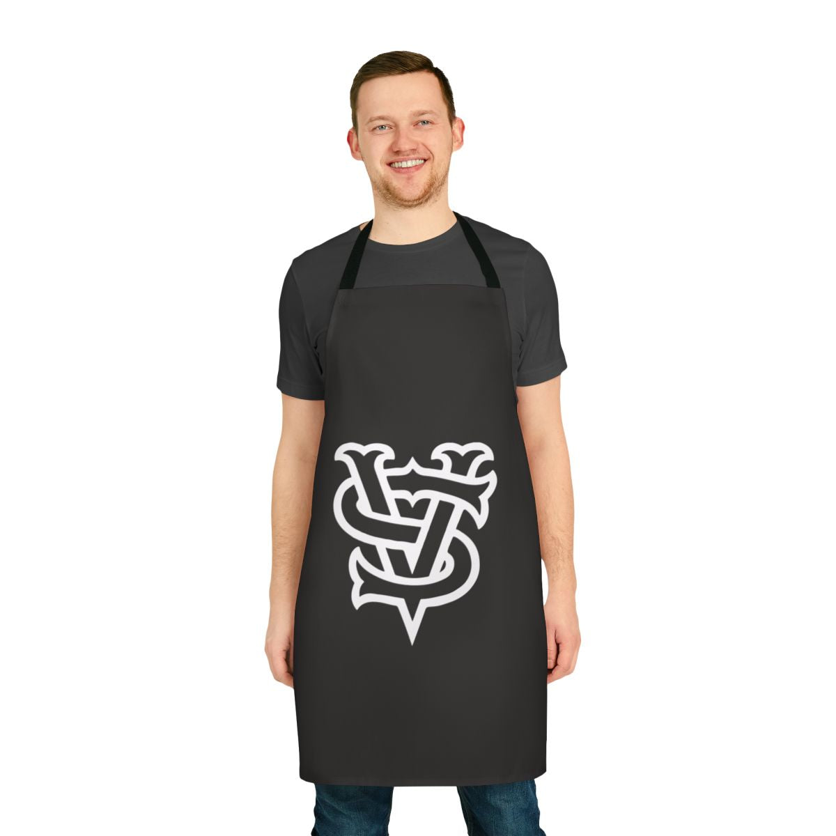 Vince Staples-inspired apron with a modern design for cooking or crafting