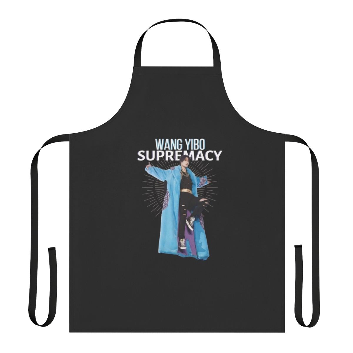 Wang Yibo-inspired apron with a clean, modern design