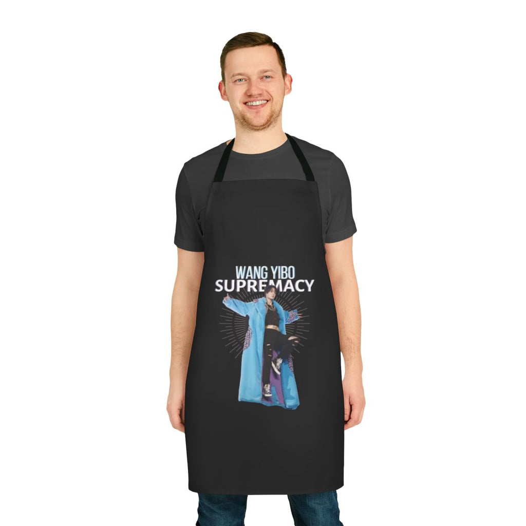 Wang Yibo-inspired apron with a clean, modern design