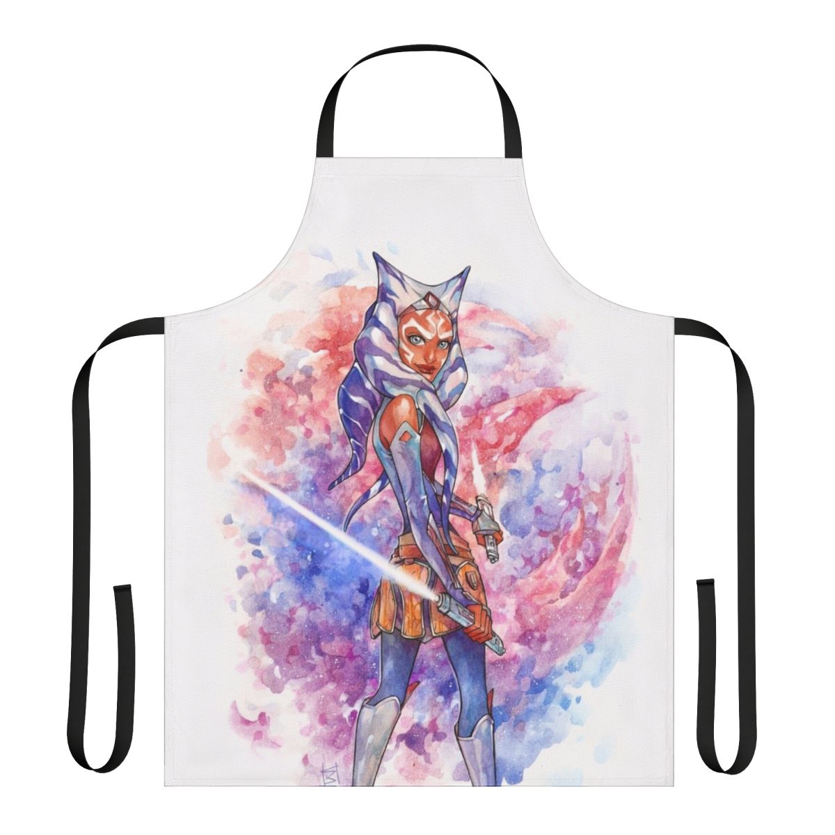 Swr Inspired Watercolor Apron