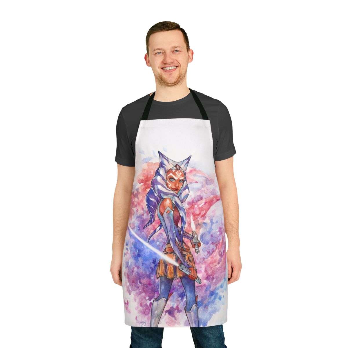 Swr Inspired Watercolor Apron
