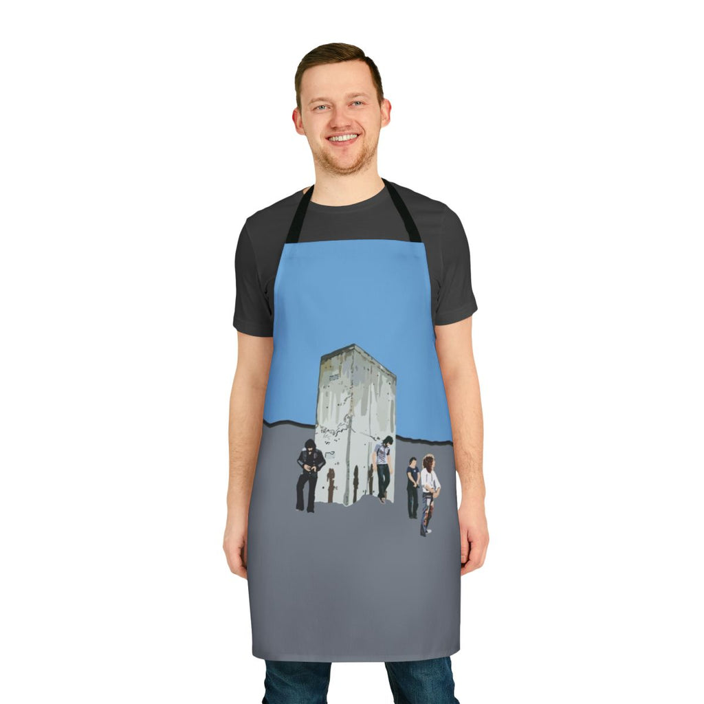 Whext Apron featuring the iconic logo and imagery of the legendary British rock band, The Who.