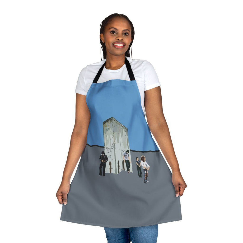 Whext Apron featuring the iconic logo and imagery of the legendary British rock band, The Who.
