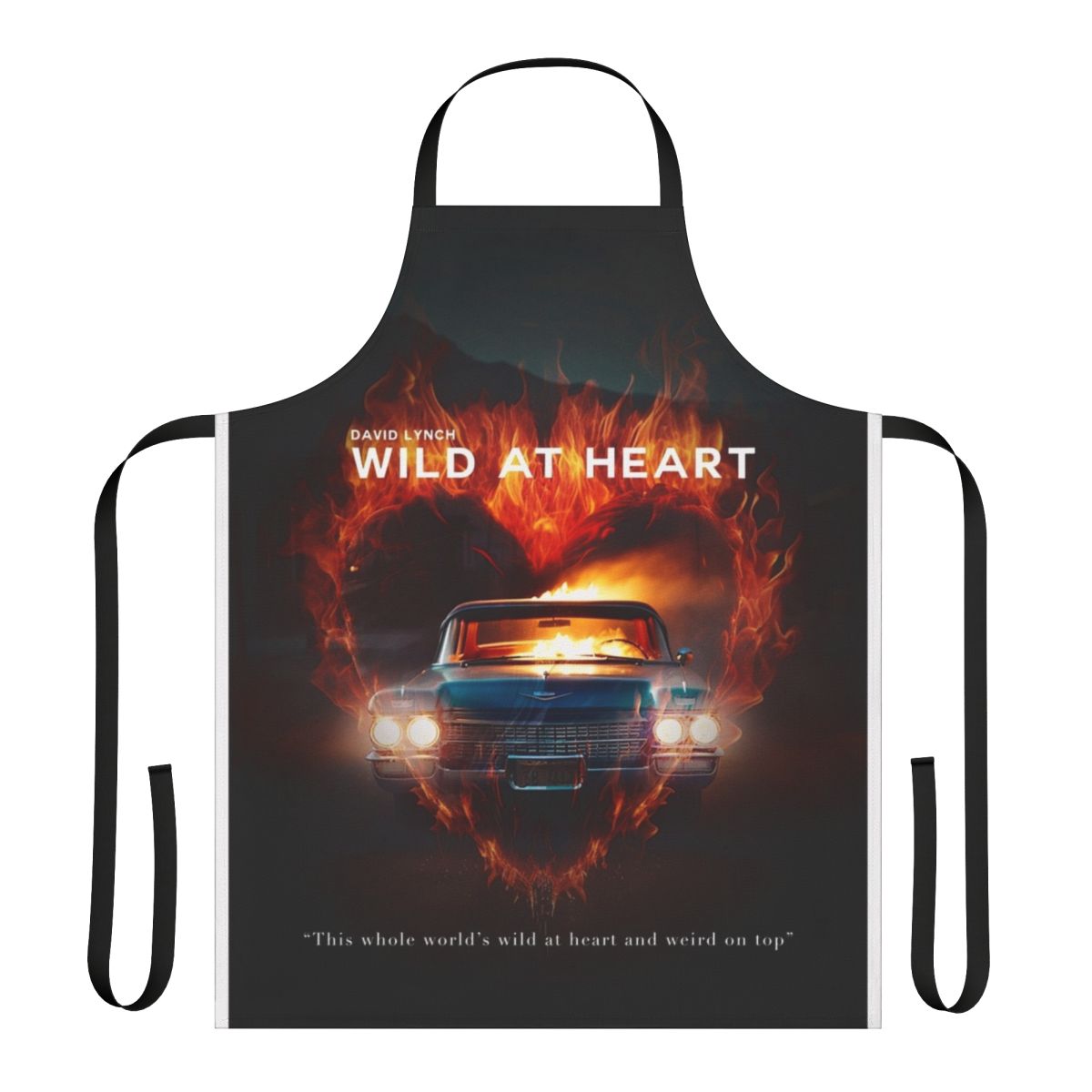 Apron featuring the iconic movie Wild at Heart by director David Lynch