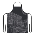 Dinos-themed apron with a winter in Paris design