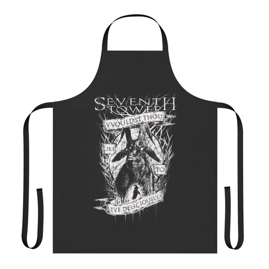Apron featuring a witch-inspired design for live deliciously fans