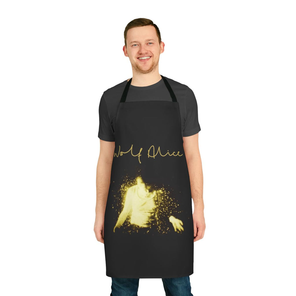 Fashionable wolf-themed apron for the kitchen