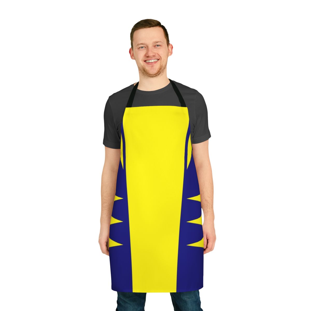 Apron featuring the iconic Wolverine design from the X-Men comics and movies