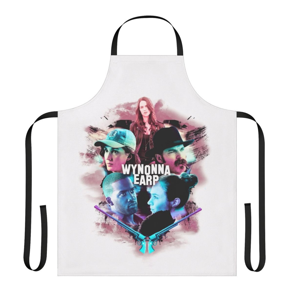 Soft, durable apron featuring a custom Wynonna Earp-inspired design