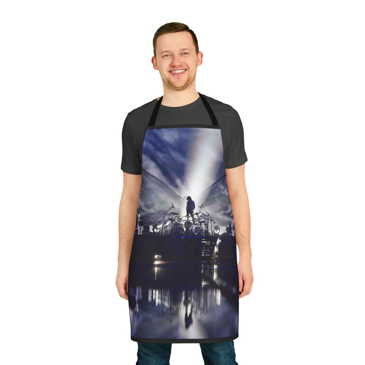 Cooking apron featuring the logo and artwork of the popular Japanese heavy metal band X Japan