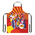 Man wearing a stylish XTC apron while cooking in the kitchen