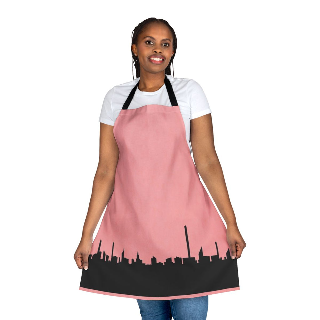 Yoasobi-themed apron featuring the Japanese pop band's distinctive logo and artwork