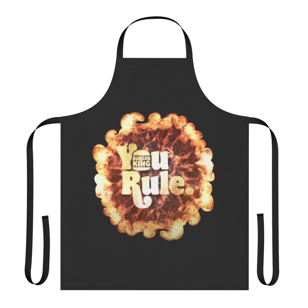 A stylish "You Rule" apron, perfect for fast food enthusiasts