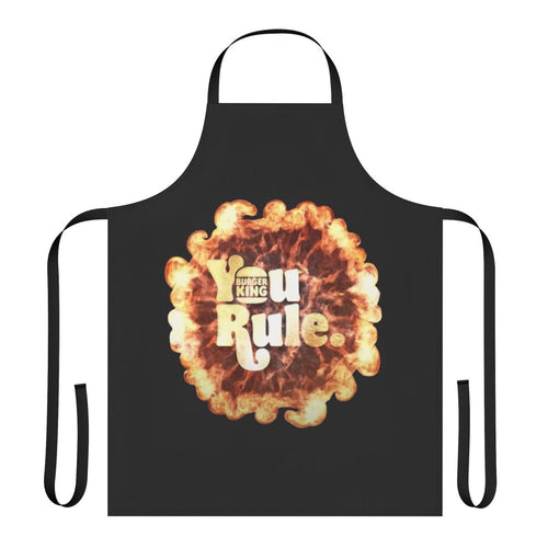 A stylish "You Rule" apron, perfect for fast food enthusiasts
