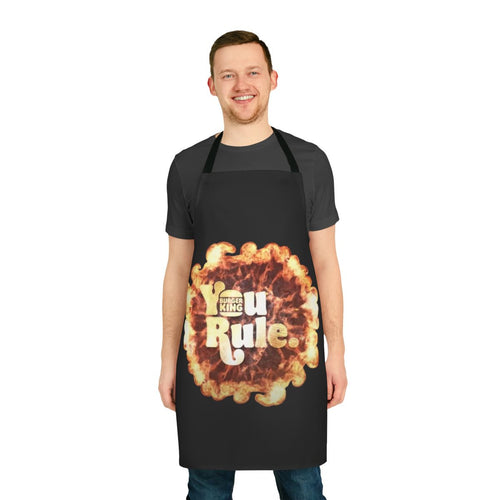 A stylish "You Rule" apron, perfect for fast food enthusiasts