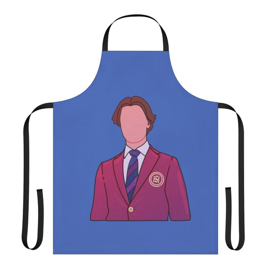 Apron featuring the Young Royals characters and Netflix series logo