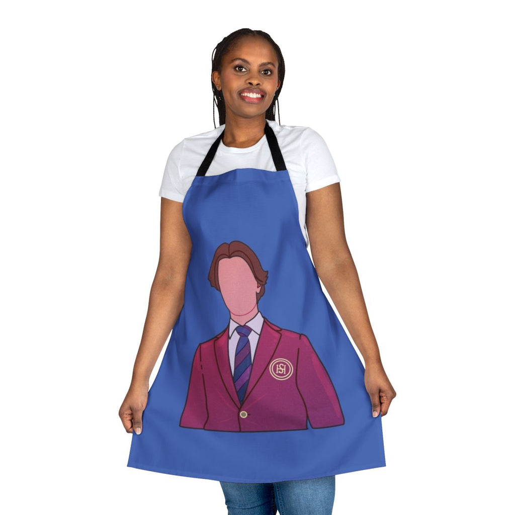 Apron featuring the Young Royals characters and Netflix series logo