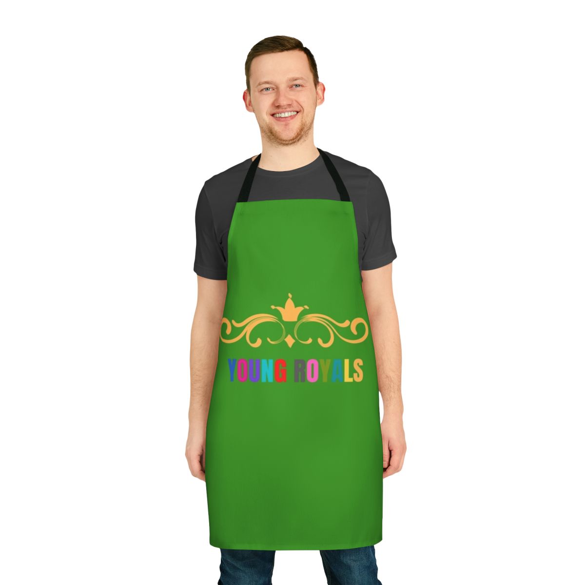 Sleek and modern apron design inspired by the Netflix series Young Royals