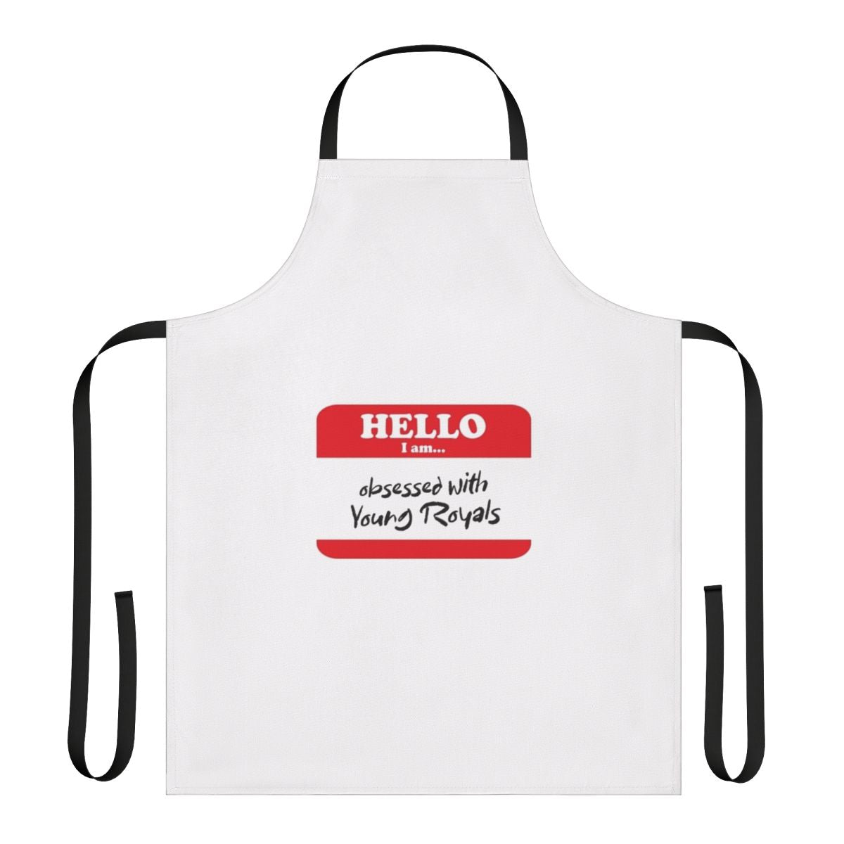 Apron featuring characters from the Netflix series Young Royals