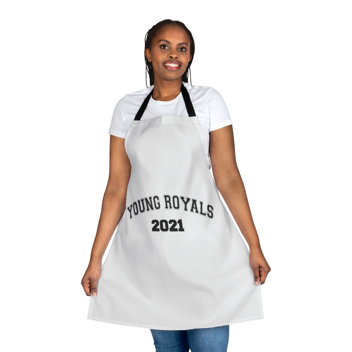 Young Royals Netflix Series Inspired Apron with Hillerska Highschool Logo