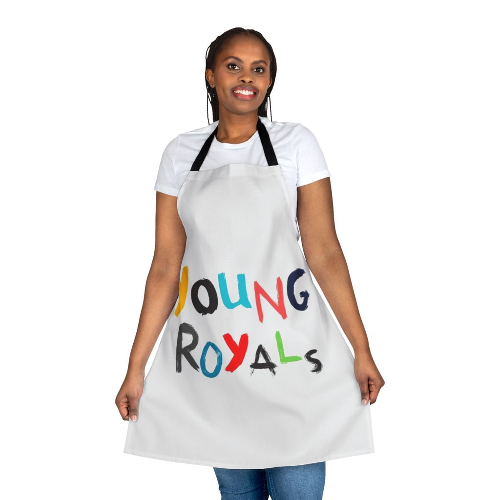 Young Royals inspired apron with characters Simon and Wilhelm