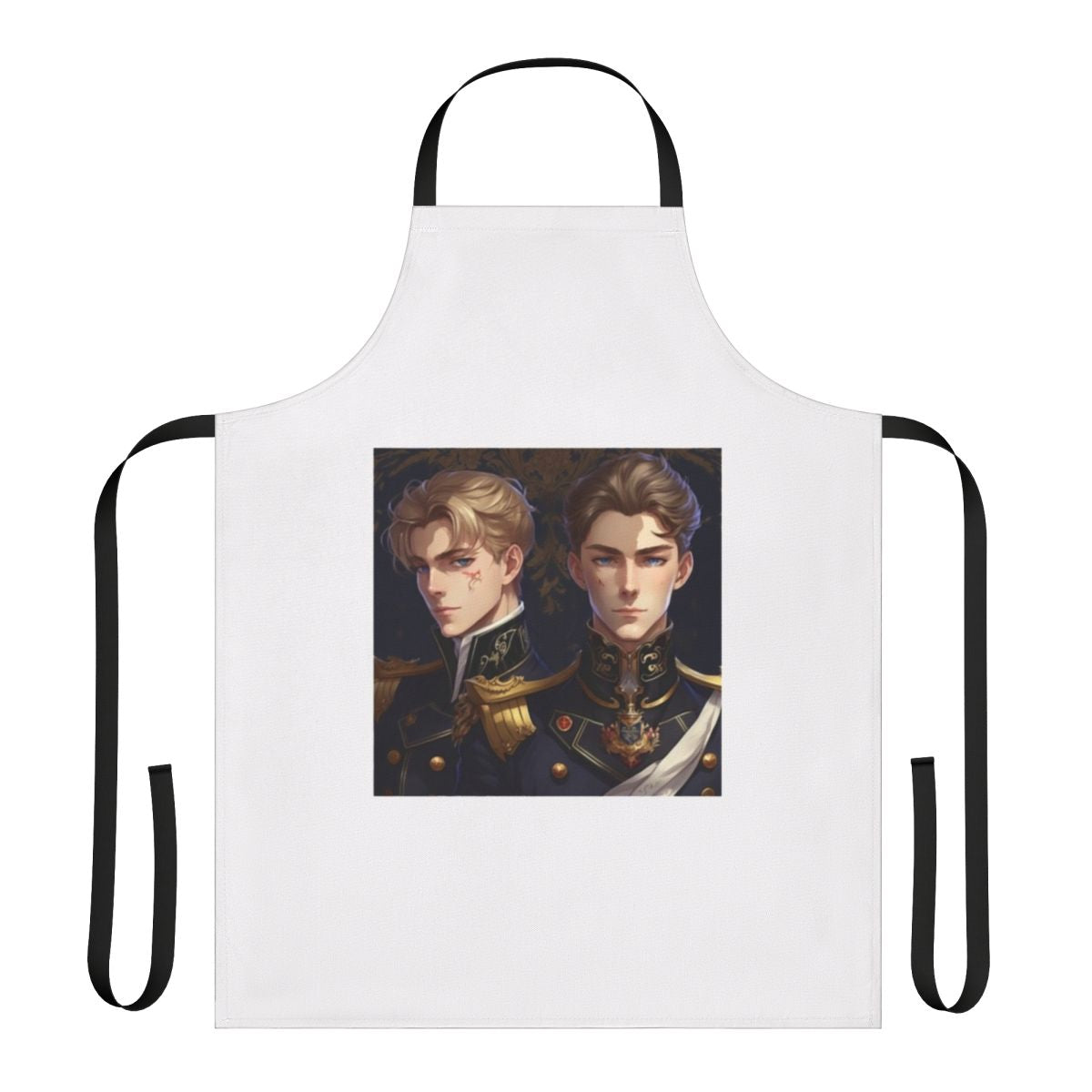 Apron featuring the characters Wilhelm and Simon from the Netflix series Young Royals
