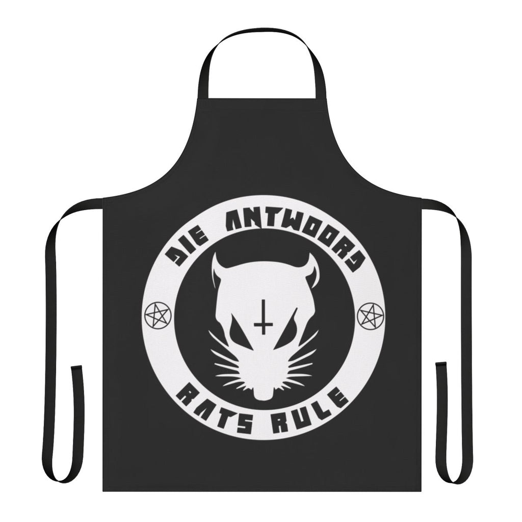 Ratz White Apron - A unique, zef-style ninja-inspired apron