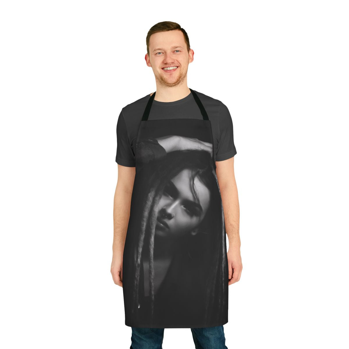 Zhavia-inspired women's apron in a modern design