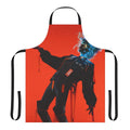 Ziyoou-Vachi inspired apron featuring a queen bee design, perfect for anime and J-pop enthusiasts.