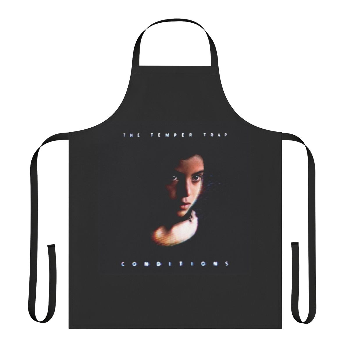 Stylized apron inspired by The Temper Trap's album 'Conditions'