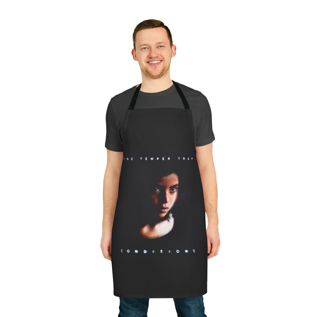 Stylized apron inspired by The Temper Trap's album 'Conditions'