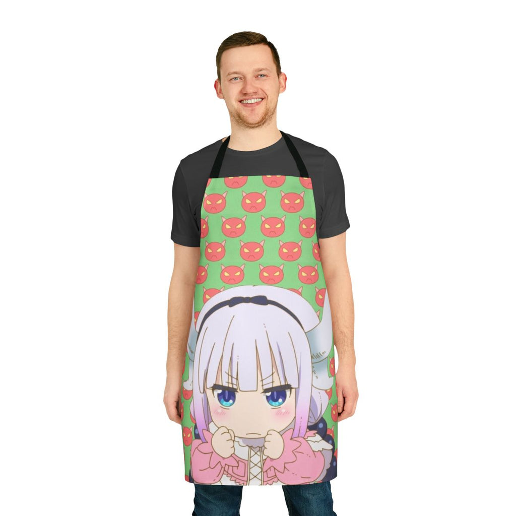 Stylized apron featuring the character Kanna Kamui from the anime "Miss Kobayashi's Dragon Maid"