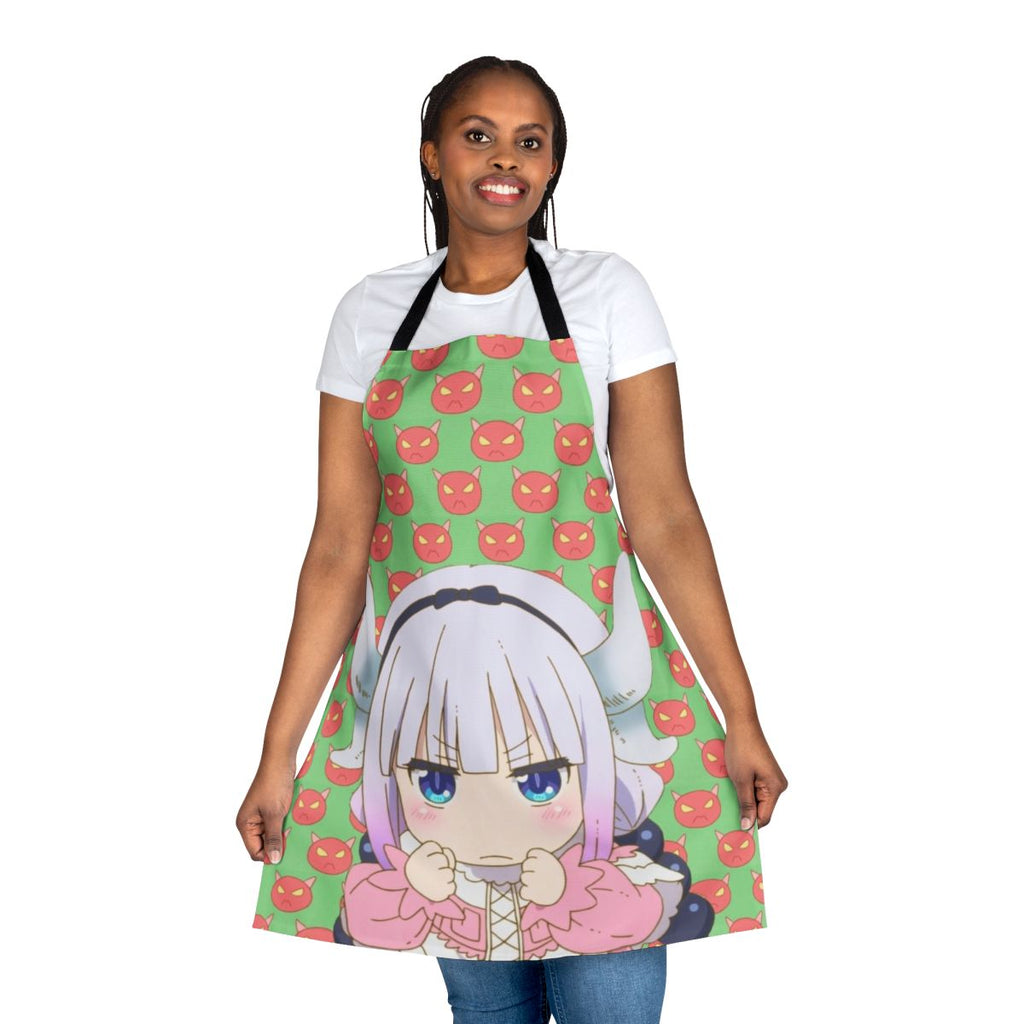 Stylized apron featuring the character Kanna Kamui from the anime "Miss Kobayashi's Dragon Maid"