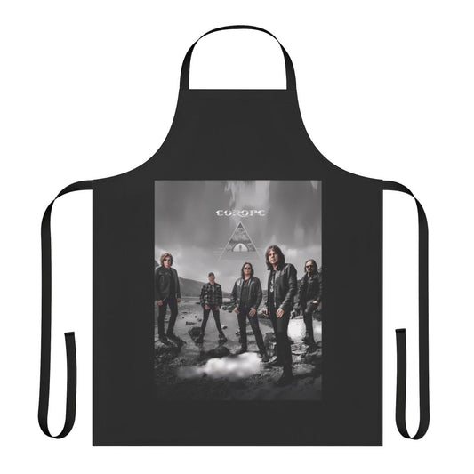 Feiveeb Europe Inspired Band Apron with Vintage Logo and Typography