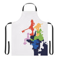 Stylized Kingdom Hearts inspired apron featuring cover art design