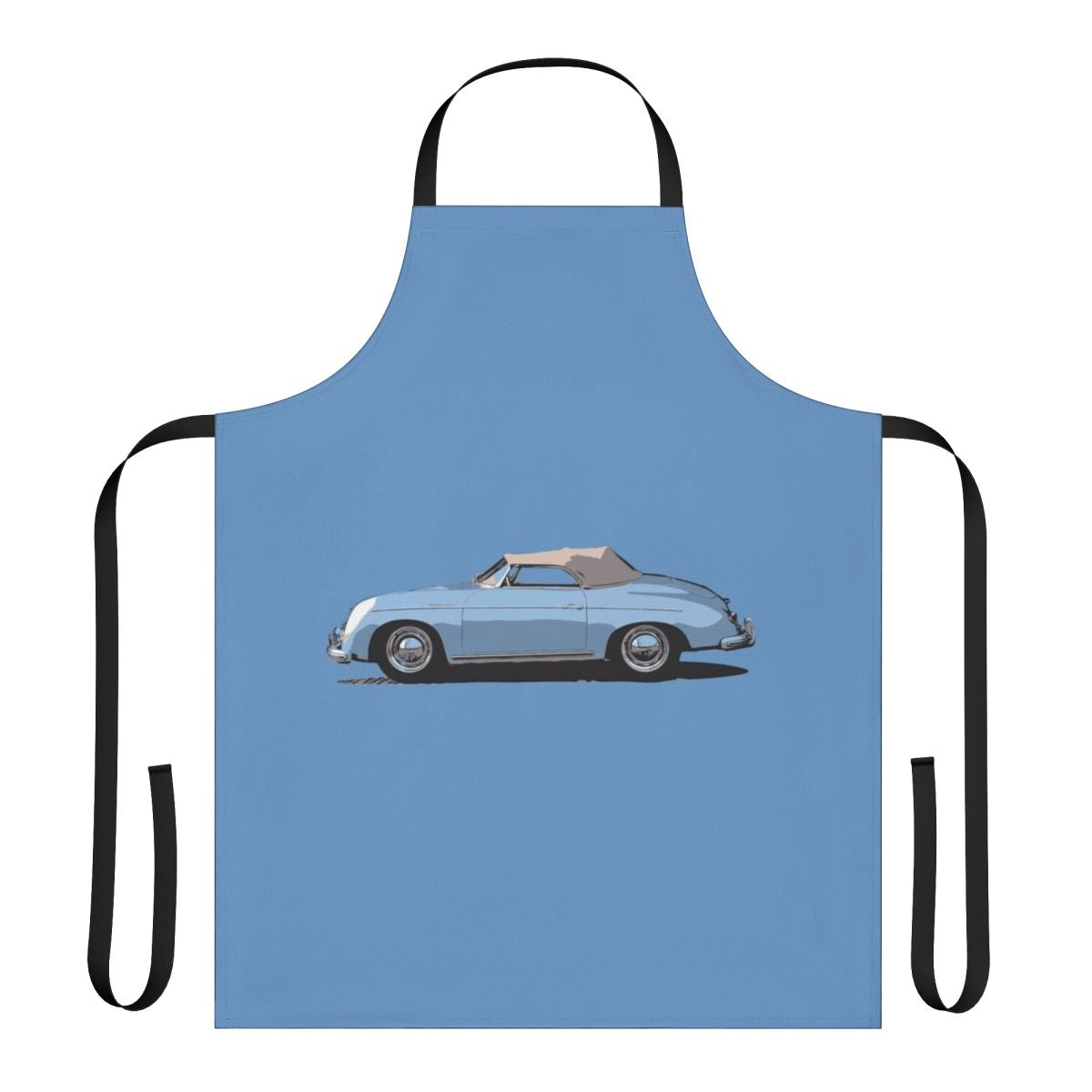 Illustration of a classic Porsche 356 Speedster sports car