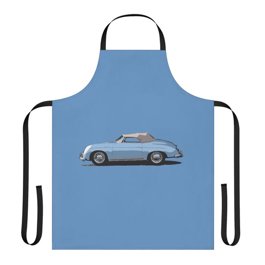 Illustration of a classic Porsche 356 Speedster sports car