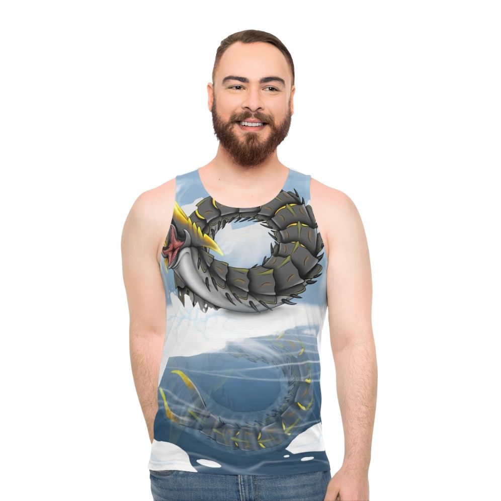 Subnautica Ice Worm Unisex Tank Top