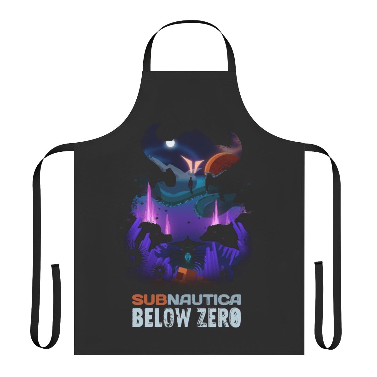 Subnautica Below Zero Inspired Apron with Video Game Graphic