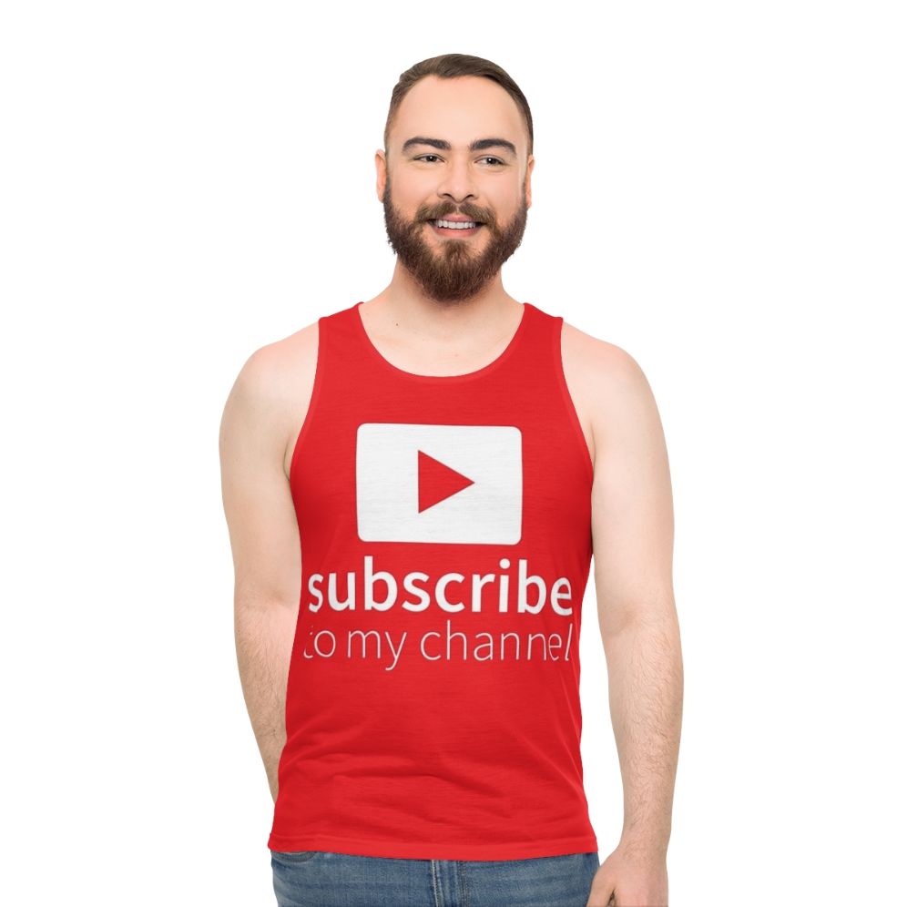 Unisex "Subscribe to My Channel" Tank Top