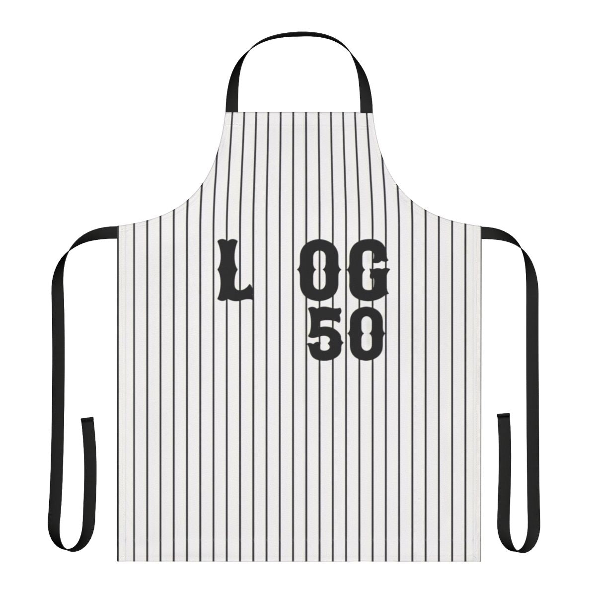 Succession-inspired "L to the Og" apron, featuring the Waystar Royco logo and characters